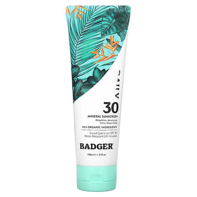 Daily, Mineral Sunscreen, SPF 30, 4 fl oz (118 ml)