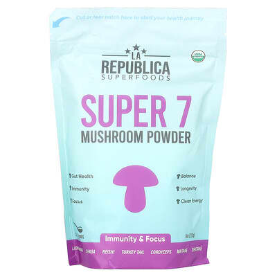 Порошок La Republica Super 7 Mushroom, 8 oz (227 g)