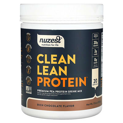Протеин Clean Lean Protein, Rich Chocolate, 17.6 oz (500 g)