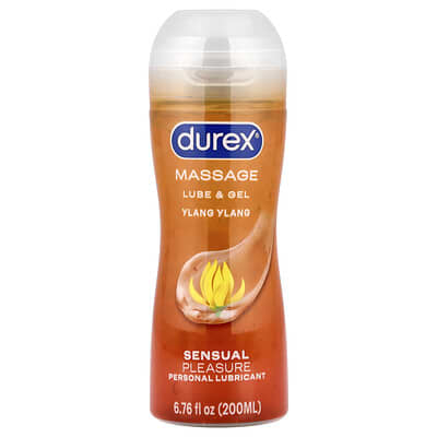 Персональный лубрикант Durex Sensual Pleasure, иланганг, 6.76 fl oz (200 ml)