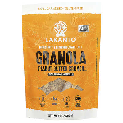 Гранола Lakanto Peanut Butter Crunch, 11 oz (312 g)