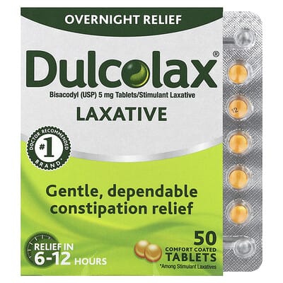 Overnight Laxative, 50 Comfort Coated Tablets