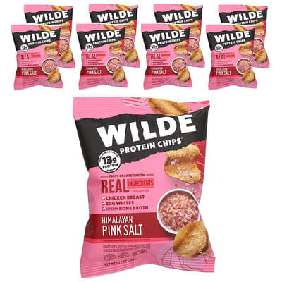 Протеиновые чипсы Wilde Brands Himalayan Pink Salt, 8 пакетов по 1.34 oz (38 g)