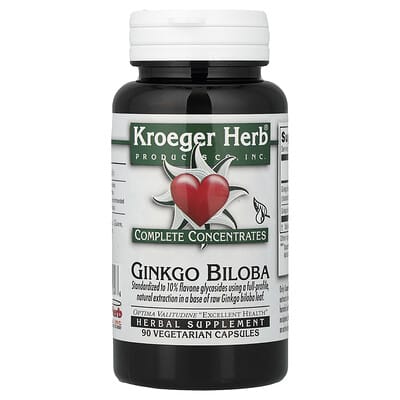 Complete Concentrates, Ginkgo Biloba, 90 вегетарианских капсул