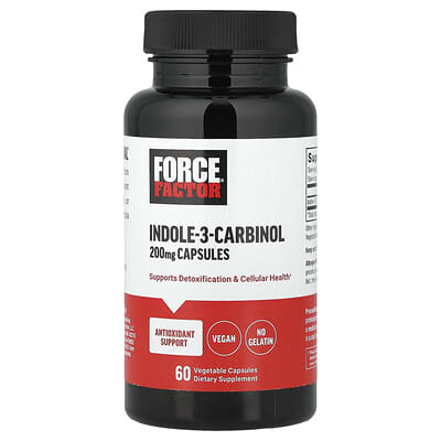 Idole-3-Carbinol, 200 mg, 60 растительных капсул