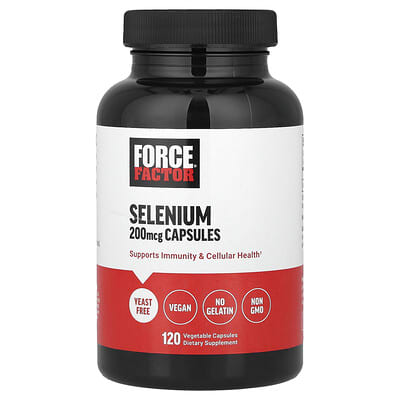 Selenium, 200 mcg, 120 Vegetable Capsules селен