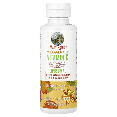 Megadose Vitamin C Liposomal, Citrus + Vanilla, 7.6 fl oz (225 ml)