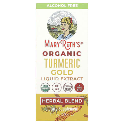 MaryRuth's органический жидкий экстракт Turmeric Gold 1 fl oz (30 ml)