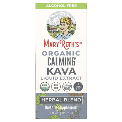 MaryRuth's Organic Calming Kava экстракт, 30 ml