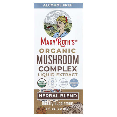 MaryRuth's Mushroom Complex Liquid Extract, без спирта, 1 fl oz (30 ml)