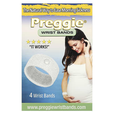 Браслеты Preggie, White, 4 шт.