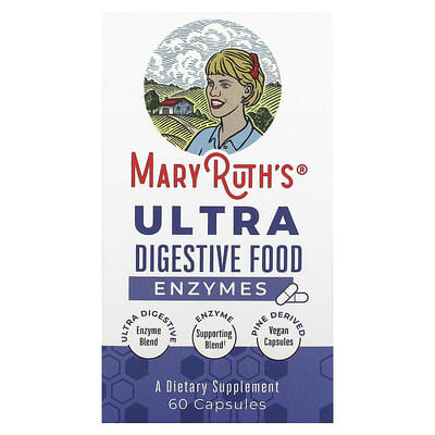 Ultra Digestive Food Enzymes, 60 капсул