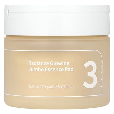 No.3 Radiance Glowing Jumbo Essence Pad, 70 Pads