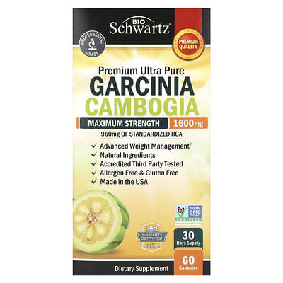 Garcina Cambogia, Maximum Strength, 60 Capsules