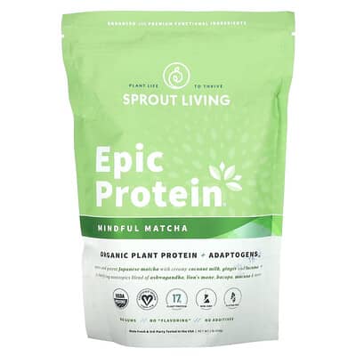 Протеин Epic Protein, Mindful Matcha, 1 lb (456 g)