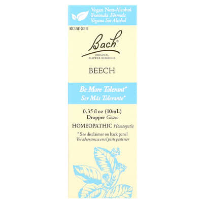 Цветочные средства Original Flower Remedies, Beech, 0.35 fl oz (10 ml)