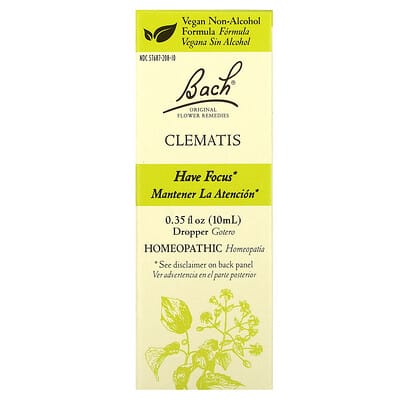 Original Flower Remedies, Clematis, 0.35 fl oz (10 ml)