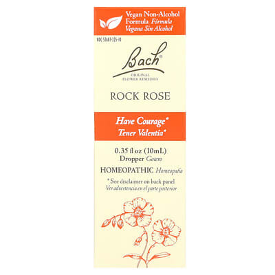 Цветочные средства Original Flower Remedies, Rock Rose, 0.35 fl oz (10 ml)