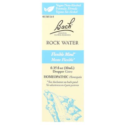 Bach Original Flower Remedies, Rock Water, 0.35 fl oz (10 ml)