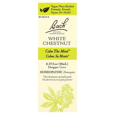 Original Flower Remedies, White Chestnut, 0.35 fl oz (10 ml)