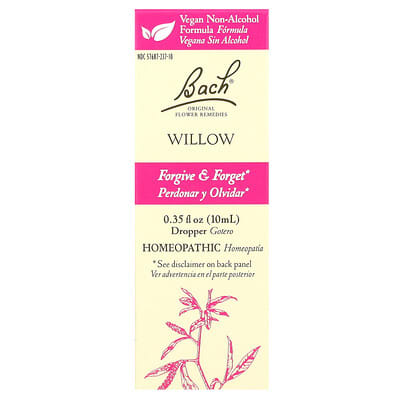 Цветочные средства Original Flower Remedies, Willow, 0.35 fl oz (10 ml)
