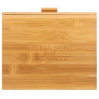 Luxe Bamboo Box, чистые полотенца XL, контейнер с крышкой, 50 шт