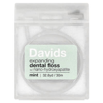 Expanding Dental Floss, Mint, 32.8 yd (30 m)