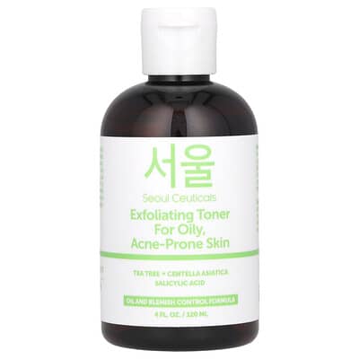 Отшелушивающий тоник для жирной и склонной к акне кожи, 4 fl oz (120 ml)