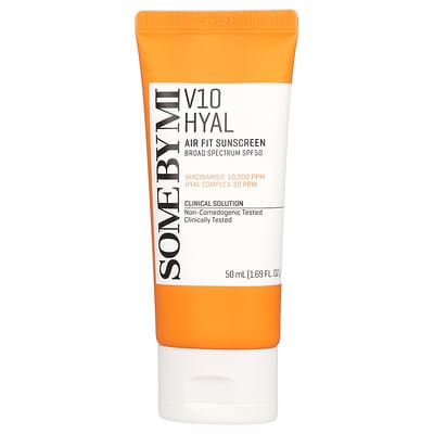 SOME BY MI V10 Hyal, Air Fit солнцезащитный крем SPF 50, 1.69 fl oz (50 ml)