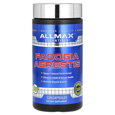 БАД Essentials, Fadogia Agrestis, 325 mg, 120 капсул