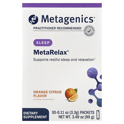 MetaRelax, Orange Citrus, 30 пакетиков