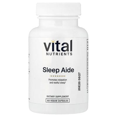 Sleep Aide, 60 веганских капсул