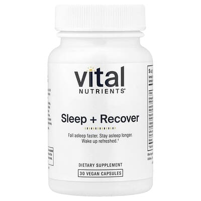 Sleep + Recover, 30 веганских капсул