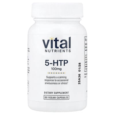5-HTP, 60 веганских капсул