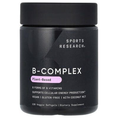 B-Complex, Plant Based, 120 Veggie Softgels