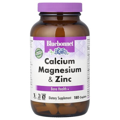 Calcium Magnesium & Zinc, 180 Caplets