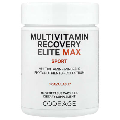 Codeage Sport, Multivitamin Recovery Elite Max, 90 растительных капсул