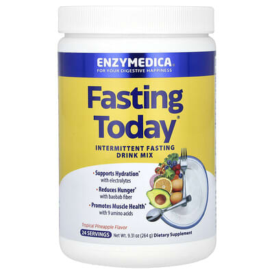 Fasting Today®, Intermittent Fasting Drink Mix, Tropical Pineapple, 8.75 oz (248 g)