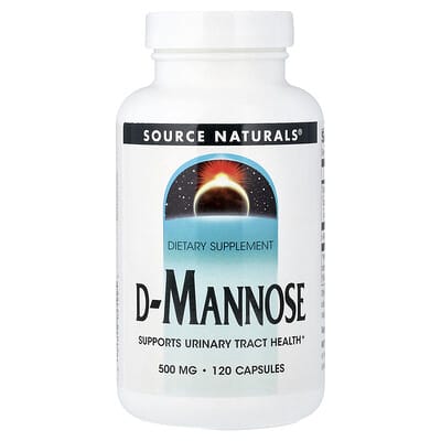 D-Mannose, 500 mg, 120 капсул