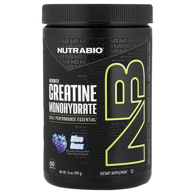 Micronized Creatine Monohydrate, Blue Razz, 14 oz (399 g)