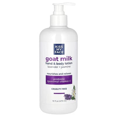 Лосьон для рук и тела на козьем молоке, Lavender + Jasmine, 16 fl oz (473 ml)