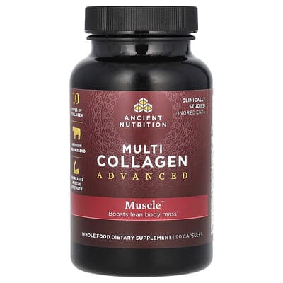 Multi Collagen Advanced, для мышц, 90 капсул