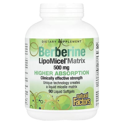 Berberine LipoMicel Matrix, 90 жидких мягких капсул