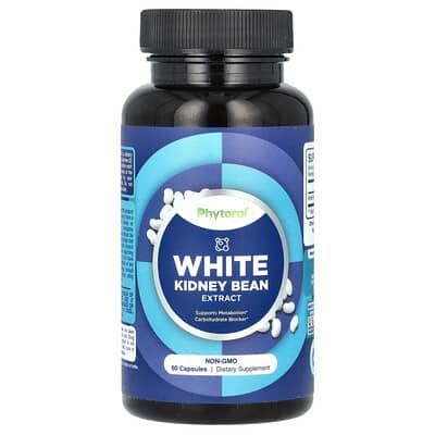 White Kidney Bean Extract, 60 Capsules (600 mg per Capsule)