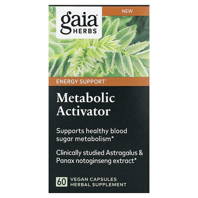 Метаболический активатор Gaia Herbs 60 Vegan Capsules
