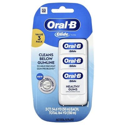 Glide, Pro-Health, Original Floss, Unflavored, 3 Pack
