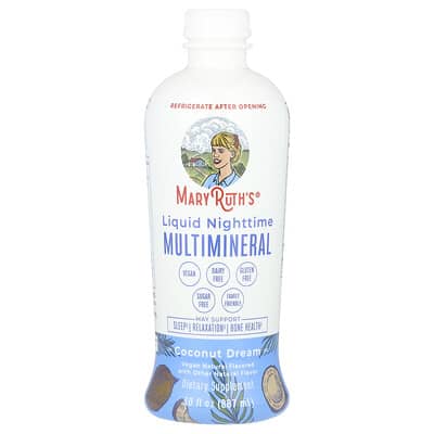 Liquid Nighttime Multimineral, Coconut Dream, 30 fl oz (887 ml)