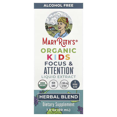 Экстракт MaryRuth's Organic Kids Focus & Attention 30 ml