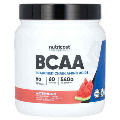 Performance, BCAA, арбуз, 1.2 lb (540 g)