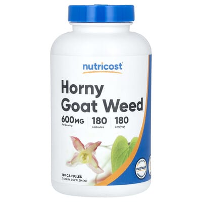 Nutricost Horny Goat Weed, 600 mg, 180 капсул